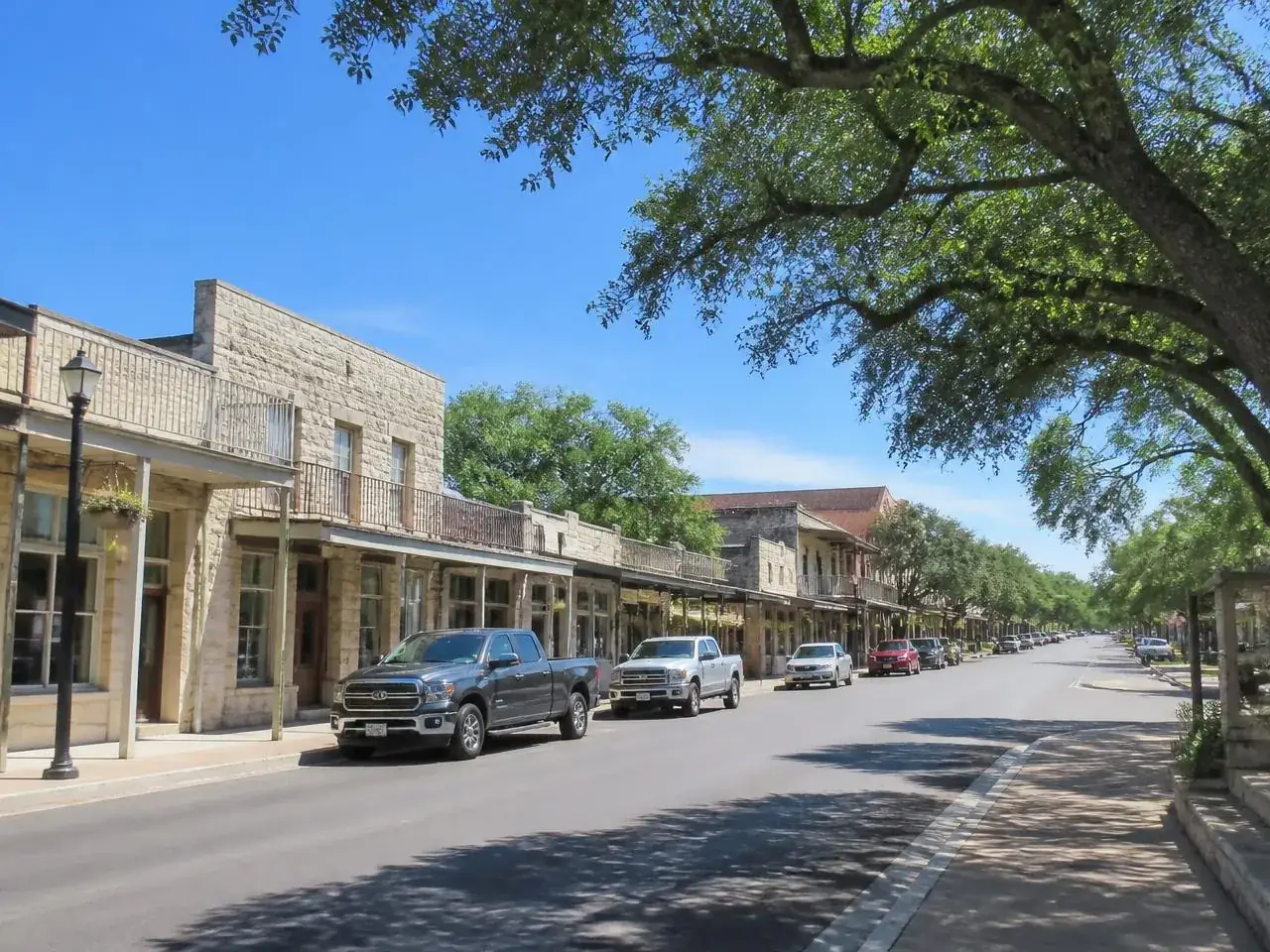 Liberty Hill rental market street view