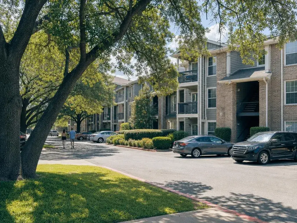 Affordable apartment exterior