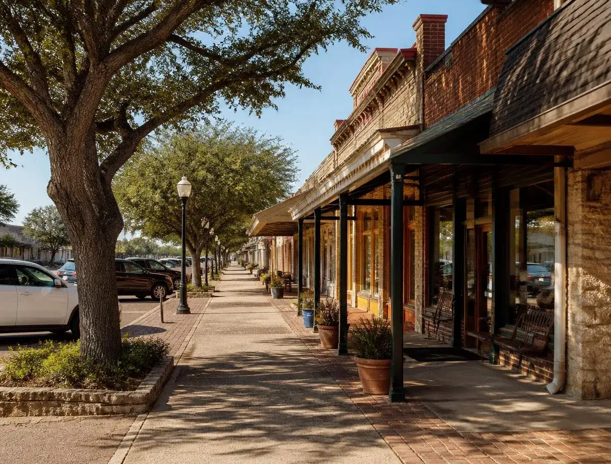 Leander rental market street view