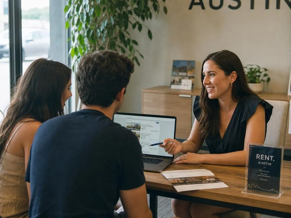 One Place Locators team in the office