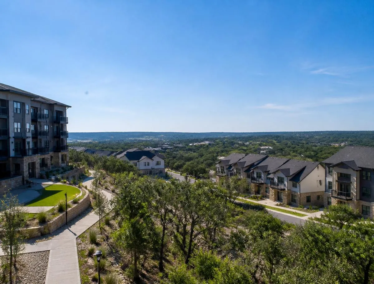 Dripping Springs neighborhood with modern apartments
