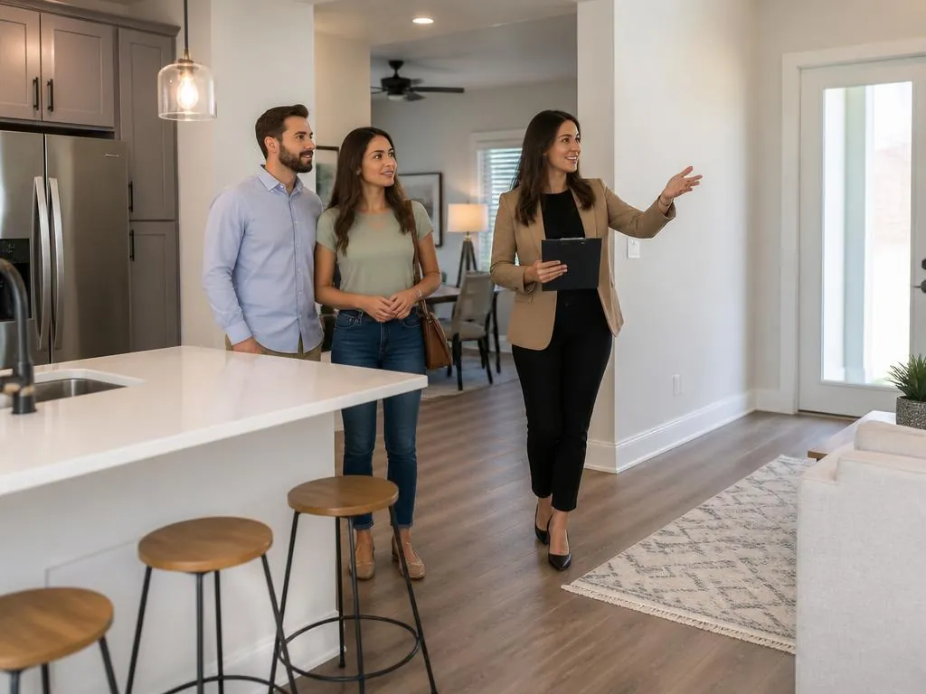Client touring an apartment — Cedar Park, TX apartment locating
